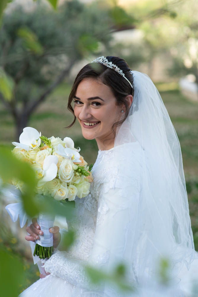 חיוך של כלה לפני החתונה