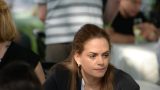 אור חלומי ברגעי מחשבה במהלך כנס